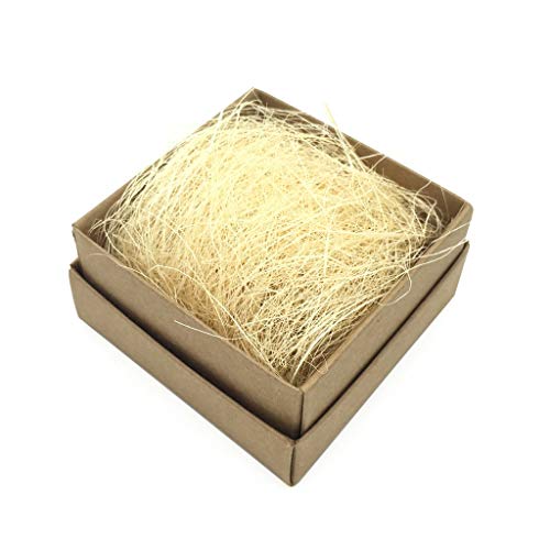 image for FRECI 100 g/pack Gift Box Filler Natural Sisal Threadlike Raffia Paper