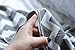 Bay's Infinity Nursing Scarf for Breastfeeding - Double-Sided Grey Chevron Pattern - Incredible Quality, Super Soft