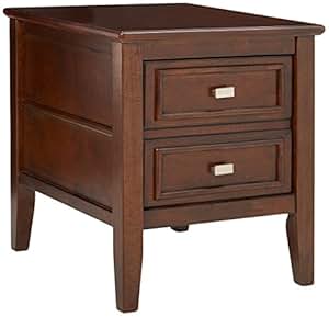 end ashley furniture table brown amazon accent side drawer chair rectangular tables signature dark larimer kitchen living room