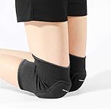 Sborter Knee Pads for Kids Junior Youth, for Biking,Volleyball,Basketball,Football,Skating,Dancing, 1 Pair,S Black