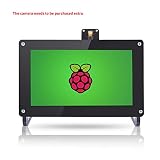 Raspberry Pi 7 Inch Monitor HDMI - SunFounder 7" 1024×600 HD LCD Display Screen Built in Speaker for Raspberry Pi 3 Model B+ 3B 2B B+ with RPi Case Holder