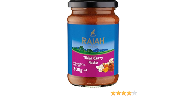 Rajah Pasta de Curry Tikka Masala 300 g - Lot de 3
