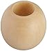 Pepperell 20mm Natural Round Wood Beads 8/Pkg