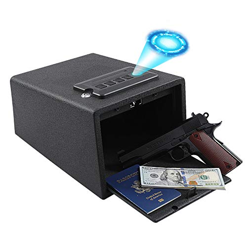 Dalmbox Biometric Gun Safe Gun Vault Smart Quick Access Pistol Safe