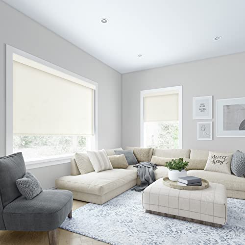 LEVOLOR Cordless Light Filtering Fabric Roller Window Blind Shade