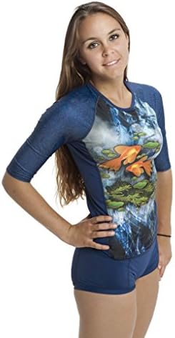 Girls4Sport Half Sleeve Top (S, Pisces)