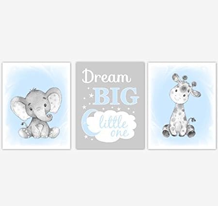 blue elephant nursery