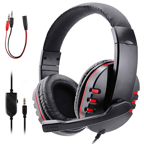Zeion Gaming Headset Headphone with Microphone Replacement for PS4, PS5, Nintendo Switch