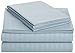 Amazon Basics Deluxe Microfiber Striped Sheet Set, Spa Blue, Twin XL