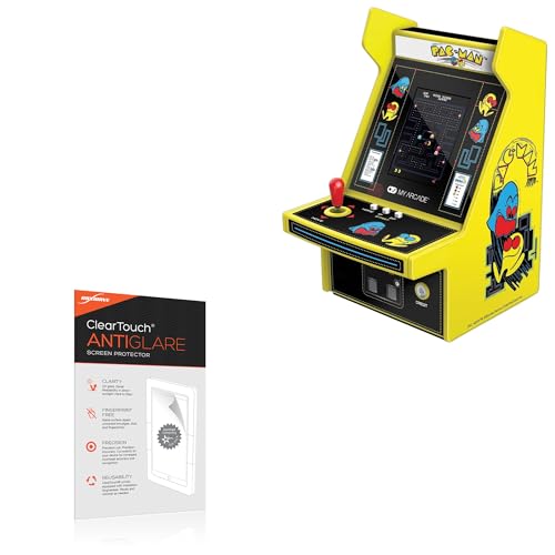 BoxWave Screen Protector Compatible with My Arcade Pac-Man Micro Player Pro - ClearTouch Anti-Glare (2-Pack), Anti-Fingerprint Matte Film Skin