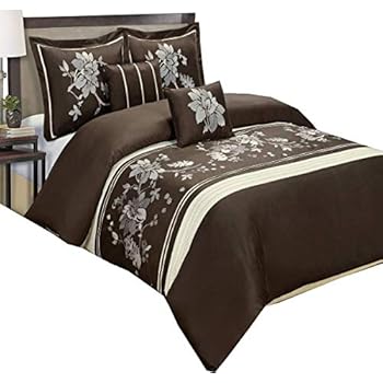 Amazon.com: 10PC Myra California-King Size Embroidered Bed