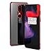 Oneplus 6 Case, Vinve - Metal Electroplating Technology -Slim Ultra-Thin Tpu Case Soft Silicone Skin protective Cover for Oneplus 6 (Red)