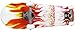 Krown Rookie Complete Skateboard,Red/White Flame