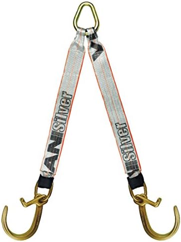 Vulcan Silver Series Web Bridle With Forged 8'' J-Hooks And Alloy T-Hooks - 4700 lbs. SWL (47'')