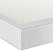 Best Price Mattress 3 Inch Ventilated Memory Foam Mattress Topper, CertiPUR-US Certified, Full,White