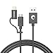 Lightning Cable, i-Blason® Lightning to USB Cable [2 in 1 Combo] 3ft / 0.9m for iPhone 6 / Air /5s / 5c / 5, iPad Air / mini / mini2, iPad 4th generation, iPod 5th generation, iPod nano 7th generation/Battery Case / Galaxy Note /Galaxy S/ LG G3, G4/ HTC One M8 Android Smart Phone and Tablet (2 in 1 Combo)