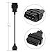 FOXWELL OBDSpace Obd2 Male to Female Diagnostic Extension Obdii Scanner Cable(11.8in)