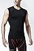 Tesla Men's Cool Dry Compression Muscle Tank Baselayer V Neck Sleeveless V15 / MUV06