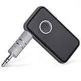 Amoner 4.1 Bluetooth Receiver, Portable/Mini Stereo Audio Wireless Adapter with Built-in Microphone for Home Audio Music Streaming Sound System