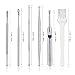 Ear Pick 6PCS Ear Wax Removal Tool Ear Wax Cleaner with Metal Storage Case, a Cleaning Brush Included