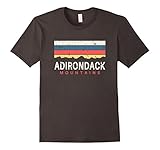 Mens Adirondack Mountains T Shirt New York Vintage Souvenirs Medium Asphalt