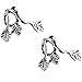 JASSINS Women Silver Plated Leaf Ear Cuff Earrings Clip On Wrap No Piercing Personality