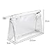Happy Will Clear Transparent Waterproof Plastic PVC Travel Cosmetic Bag Makeup Bag Organizer Pouches Bag Tote Bag for Women Girls (Silver)