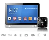 Sunneo 7" TFT Touch Screen WiFi Wireless Doorbell Door Viewer Camera 2.0MP1080P HD GSM GPRS SMS Push Alarm Infrared PIR Motion Detection Video Call