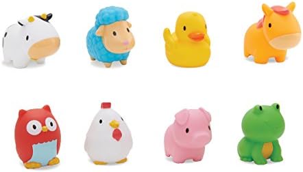 munchkin farm animal bath toys