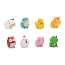LUDI 12 Animaux Marins Arroseurs Pour Bain – Jouets Bébé Dès 6 Mois, Sac Rangement Inclus, Animaux Rigolos Qui Giclent – Plage Et Bain