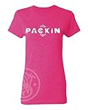 S&W Women's Packin Tee w/ Side Print in Heliconia