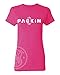 S&W Women's Packin Tee w/ Side Print in Heliconia