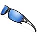 TOREGE Polarized Sports Sunglasses for Men Women Cycling Running Driving Fishing Golf Baseball Glasses GRILAMID TR90 Frame TR03