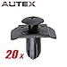 PartsSquare 20pcs Fender Liner Fastener Rivet Push Clips Retainer for Hyundai Elantra Sonata Mazda 3
