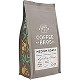 Coffee Bros., Medium Roast — Whole Bean — 100% Arabica — 1 Bag (12oz) — Brazil & Ethiopia — Gourmet & Specialty