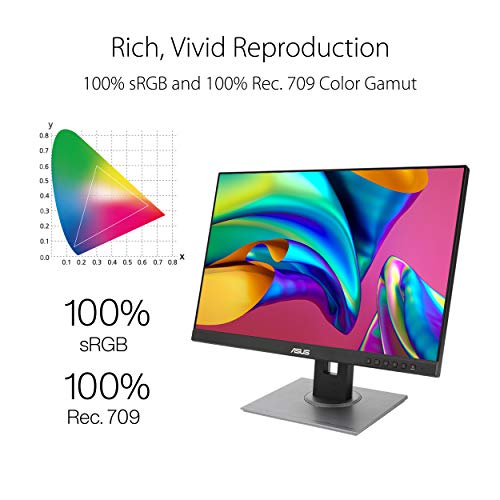ASUS ProArt Display PA248QV 24.1” WUXGA (1920 x 1200) 16:10 Monitor, 100% sRGB/Rec.709 ΔE < 2, IPS, DisplayPort HDMI D… - Image 2