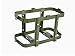Jerry Can Holder for 5 Gallon (20 Liter) Gas Tank - Steel Bracket Mount Holder Gas Can Strap - Green