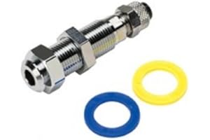 DCI INTERNATIONAL 1/4" Poly Q.D. Panel Mount w/ Shut-off, Female