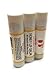 red headed honey Raw Honey Lipbalm - Honey Beeswax, Moisturize and Protect Dry Lips - 3 Pack