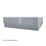 SAF4997GRR - Safco Base for Five-Drawer Stackable Steel Flat Files