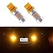 xSpeedLighting 7440 7441 T20 LED Light Bulbs Extremely Bright 2000lm RX-Chips with Projector Lens For Back Up/Reverse Lights Brake/Tail Lights Turn Signal/Parking or Running Lights, Amber Yellow