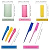 ClickMart-Hair-Rollers-Set-include-45-Pieces-of-Self-Grip-Hair-Rollers-with-12-Pieces-Duckbill-Clips-and-2-Combs-Hair-Curlers-for-Women-Men-and-Kids-in-3-Different-Sizes-36mm-25mm-15mm 45 Pieces Hair Rollers Set, with 12 Pieces Duckbill Clips and 2 Combs, Hair Curlers for Women, Men and Kids in 3…