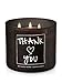 Bath and Body Works "Thank You" 3 Wick Candle. Blue Ocean Waves Scented. 14.5 Oz