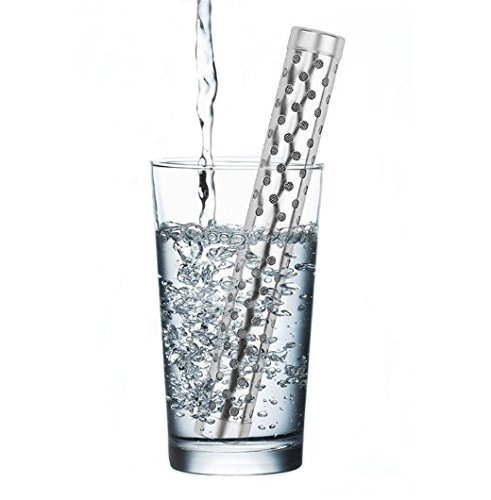 Goodlee Water Purifier Filter,Alkaline Water Stick Portable pH Hydrogen Negative Ion Ionizer Health Water Sealed with Plastic Wrapper Travel Size