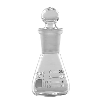 25ml Erlenmeyer Flask With Stopper Conical Flask Borosilicate Glass Case Of 12 Amazon Com Industrial Scientific