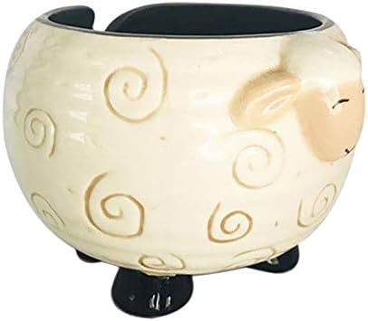 Generic ヤーンボウル ニットボウル セラミックボウル 収納ボウル 編みボウル 小物入れ 編み針 裁縫道具 収納 携帯用 編み物 毛糸収納 ウールホルダーオーガナイザー かぎ針編み用