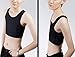 Aivtalk Breathable Super Flat Les Lesbian Tomboy Compression Chest Binders 3 Rows Clasp XL Black