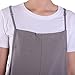 Women's Jumpsuits Casual Long Rompers Wide Leg Baggy Bibs Overalls Pants S-5XL (M, Grey)