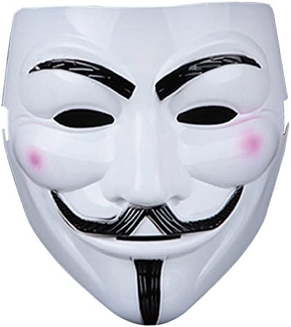 fengus Costume Mask V For Vendetta Guy Fawkes Anonymous Fancy Dress Hallowee Face Mask-Style01
