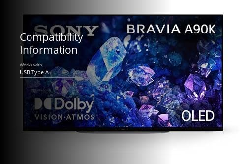 Sony 48 Inch 4K Ultra HD TV A90K Series: BRAVIA XR OLED Smart Google TV with Dolby Vision HDR and Exclusive Features for The Playstation- 5 XR48A90K- Latest Model,Black